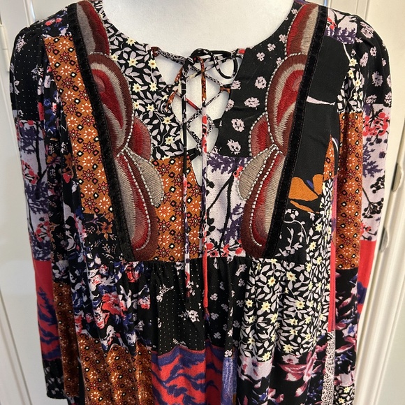NWT Anthropologie One September Patchwork Dress Size XS - Picture 2 of 6